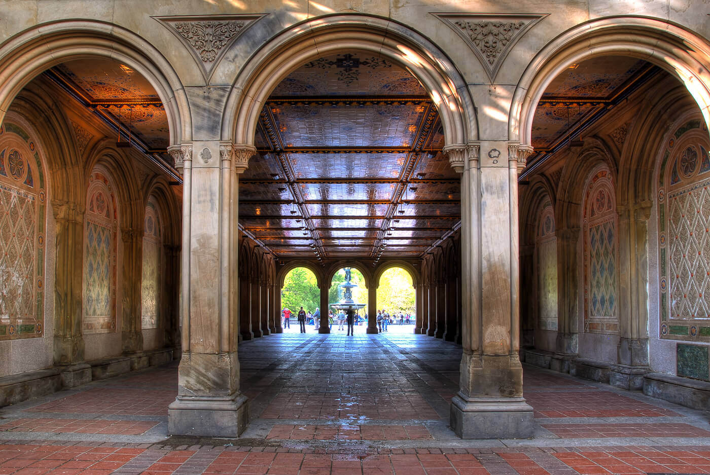 Bethesda Terrace Arcade, an architectural marvel in Central Park Bethesda  Terrace Arcade is the arched, interior walkway in the center of…