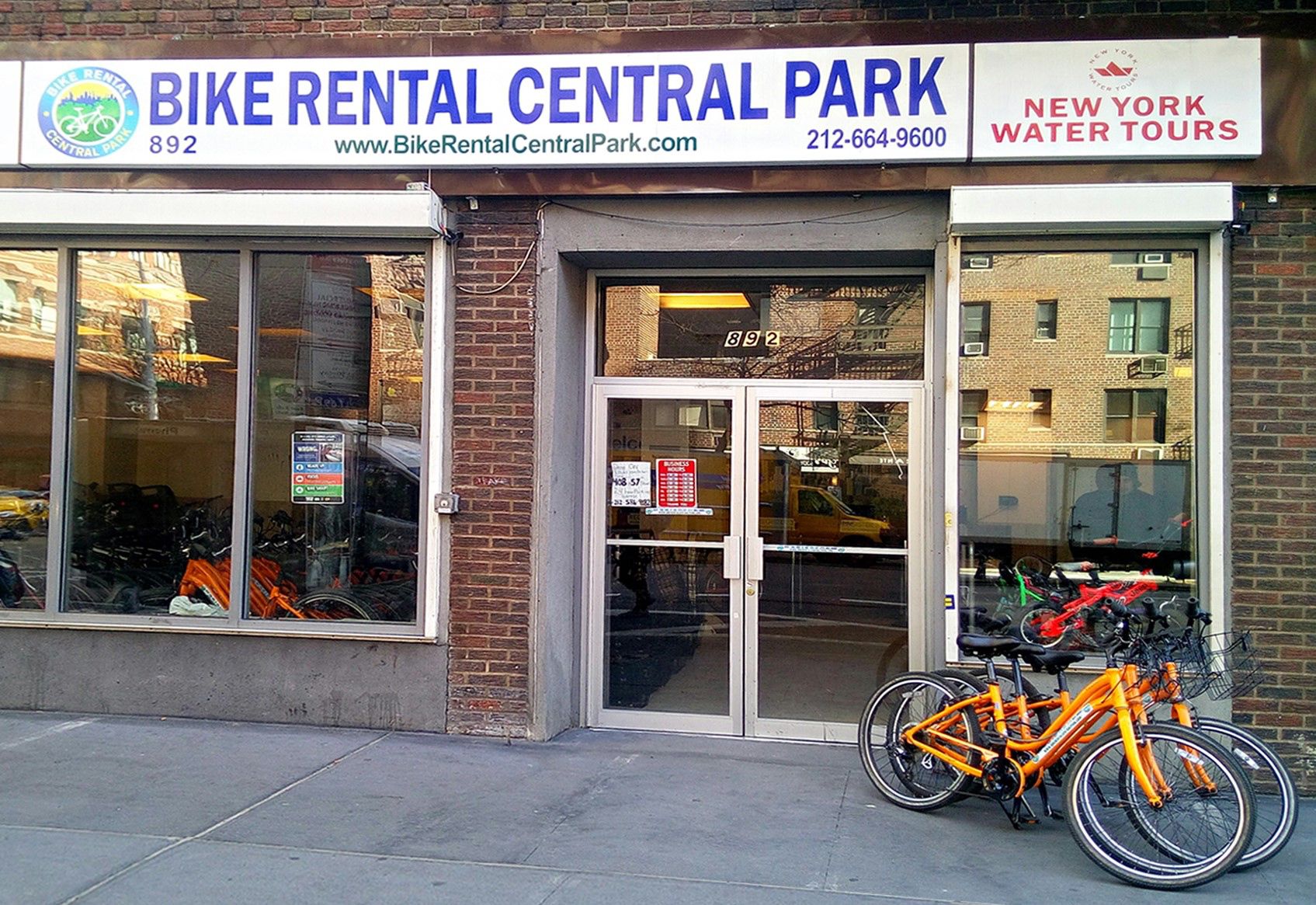 rent bike central park price